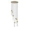 Z-Lite Beau Chandelier, 7-Light, 18 In.W x 12.75 In.H, Rubbed Brass/Clear 740P-7R-RB - alternate 6